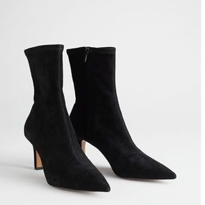 Black Suede Ankle Boots